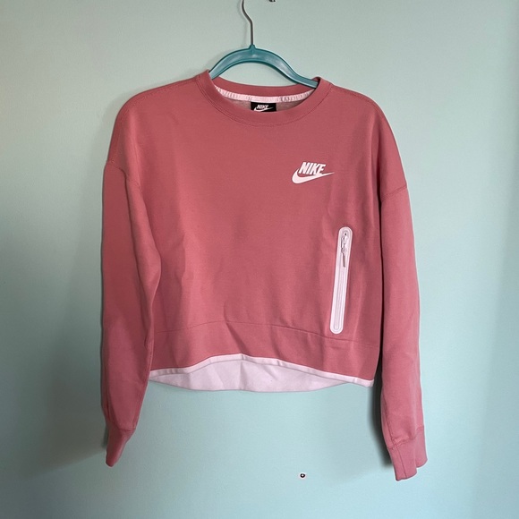 Nike Sweaters - Pink Nike Crew Neck
